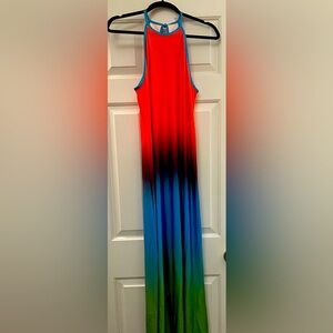 SHEIN halter maxi dress. Size 6. Excellent condition.